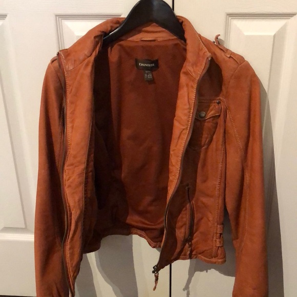 Danier Jackets & Coats Danier Leather Moto Style Jacket Xs